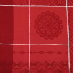 Nappes<Sud Etoffe Nappe Réveillon Rouge,