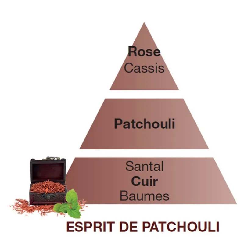 Parfums D'Intérieur<MAISON BERGER Parfum Esprit de patchouli 500 ml,