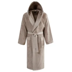 Peignoirs<SENSEI Peignoir à capuche uni Boxer Sable,