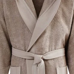 Peignoirs<SENSEI Peignoir à capuche uni Boxer Sable,