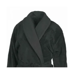 Peignoirs<SENSEI Peignoir de bain mixte col châle Anthracite Sensoft,