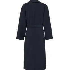 Peignoirs<SENSEI Peignoir mixte col châle Bleu Nuit Sensoft,