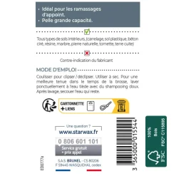 Brosserie<STARWAX Pelle et Balayette rectangulaire,