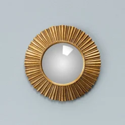 Miroirs Et Trumeaux<Chehoma Petit miroir convexe doré Sanctus,
