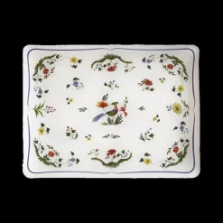 Les Plateaux<GIEN FRANCE Petit plateau acrylique Oiseaux de Paradis, Faïencerie de Gien