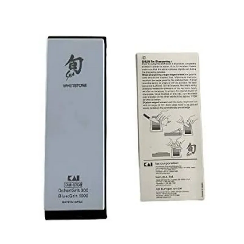Affûtage De Couteaux<KAI Pierre à aiguiser 300/1000,