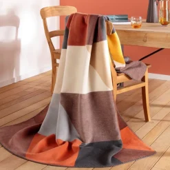 Plaids Et Couvre-Lits<Biederlack Plaid Géométrie Linéaire 150 x 200 cm,