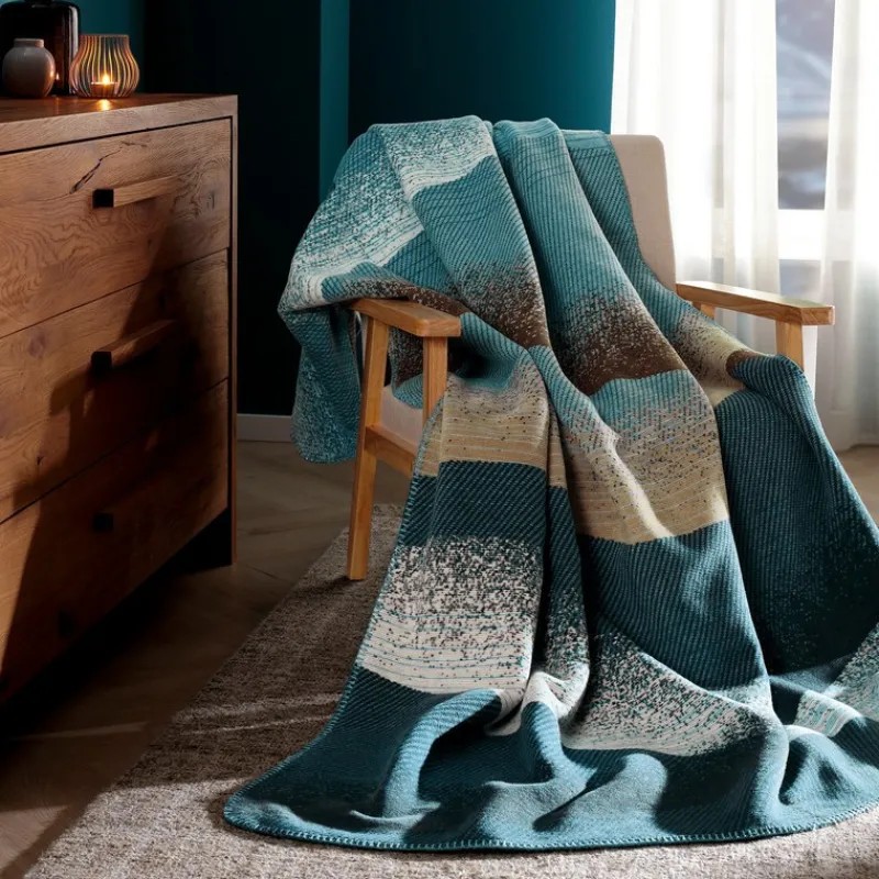 Plaids Et Couvre-Lits<Biederlack Plaid Ocean Wave 150 x 200 cm,