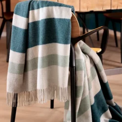 Plaids Et Couvre-Lits<Biederlack Plaid Teal Charming 150 x 200 cm,