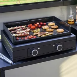 Planchas Et Accessoires<FORGE ADOUR Plancha Modern Electrique 60 Acier Noir,