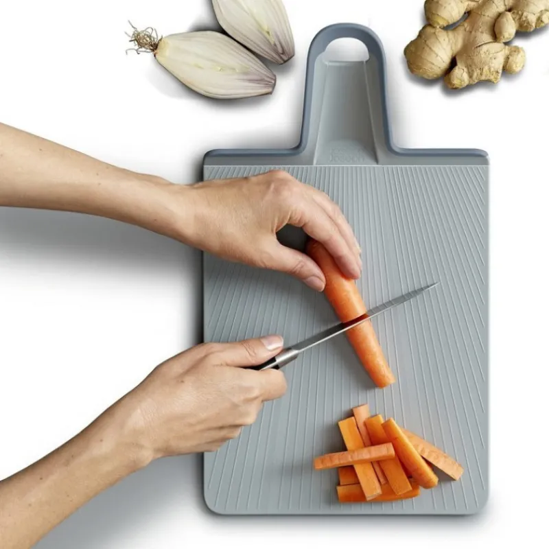 Planches En Polyéthylène<JOSEPH JOSEPH Planche à découper Bleu Pale Chop2Pot™ Plus,