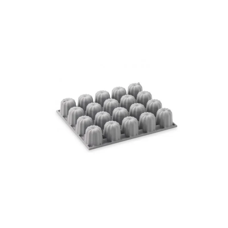 Moules Souples<DE BUYER Plaque 20 mini-cannelés Elastomoule,
