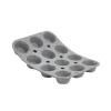 Moules Anti-Adhérent<DE BUYER Plaque 12 moules ronds Pomponnettes Elastomoule,