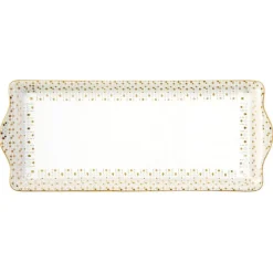 Les Plats De Service<Easy life Plat à cake 35 x 15 cm Festive,