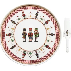 Les Plats De Service<Easy life Plat à tarte 32 cm avec pelle Nutcracker,