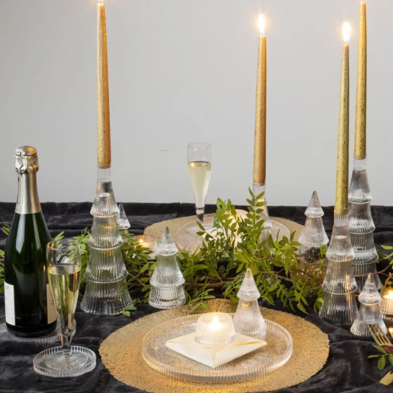 Photophores, Bougeoirs Et Chandeliers|Objets Insolites<Rasteli Plateau à bougie Ruffles,