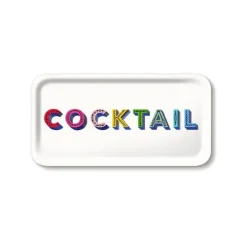 Les Plateaux<Jamida Plateau apéritif rectangulaire "Cocktail" multicolore,