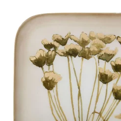 Les Plateaux|Les Plats De Service<Côté Table Plateau en fer 16 cm Fleur,