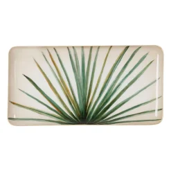 Les Plateaux|Les Plats De Service<Côté Table Plateau en fer 15 x 30 cm Palmier,