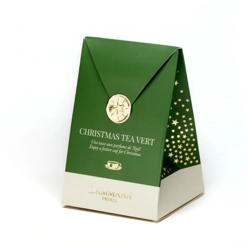 Les Thés Et Tisanes<DAMMANN FRERES Pochette 6 sachets Christmas Tea Vert, Dammann Frères