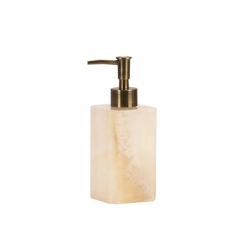 Coin Lavabo|Coin Douche Et Bain<Andrea House Pompe à savon Marbre Blanc,
