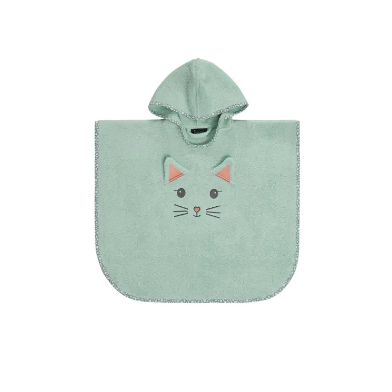 Le Textile Pour Enfant<SENSEI Poncho de bain enfant Misty Le chat,