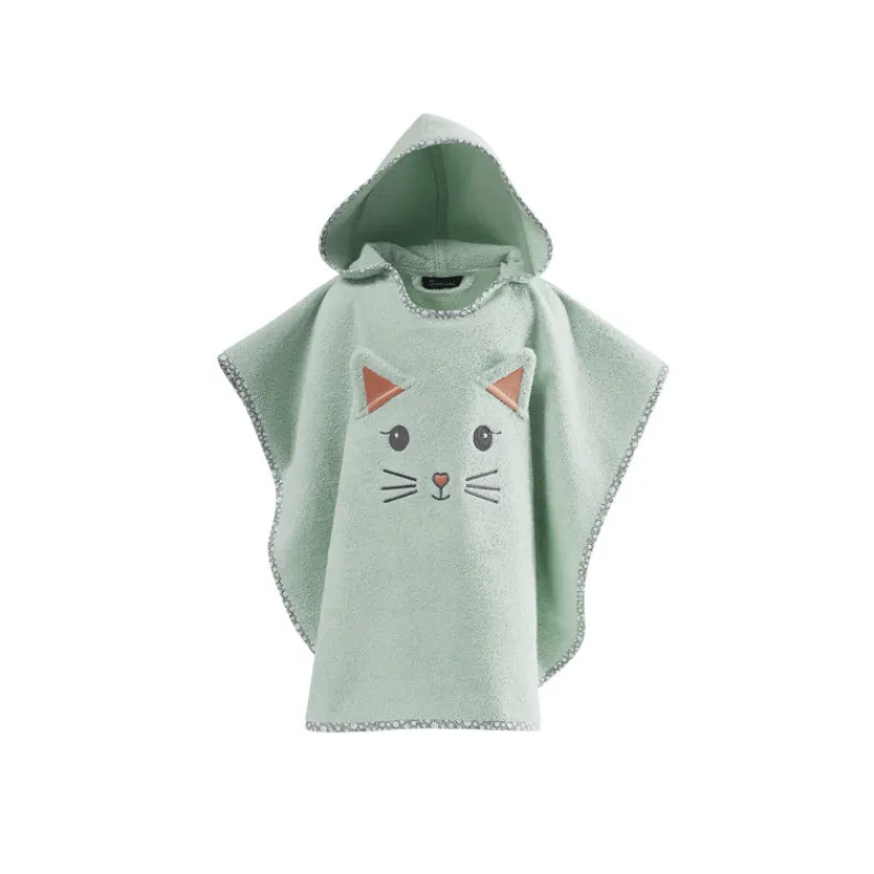 Le Textile Pour Enfant<SENSEI Poncho de bain enfant Misty Le chat,
