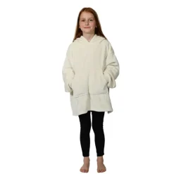Le Textile Pour Enfant<SENSEI Poncho polaire pour enfant à capuche Ginger Neige,