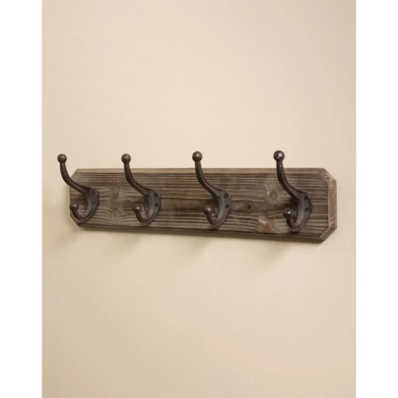 Objets Insolites<Chehoma Porte manteau 4 crochets fonte,