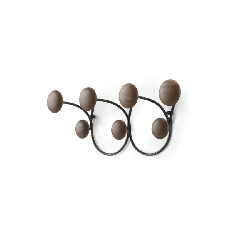 Objets Insolites<Umbra Porte manteau bois noir 7 crochets Dotsy,