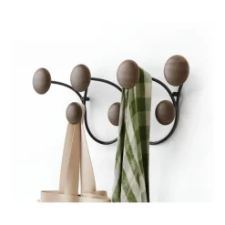 Objets Insolites<Umbra Porte manteau bois noir 7 crochets Dotsy,