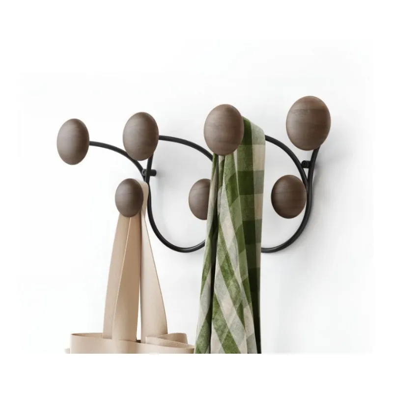 Objets Insolites<Umbra Porte manteau bois noir 7 crochets Dotsy,