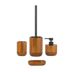 Coin Lavabo<Andrea House Porte Savon en bois d'Acacia,