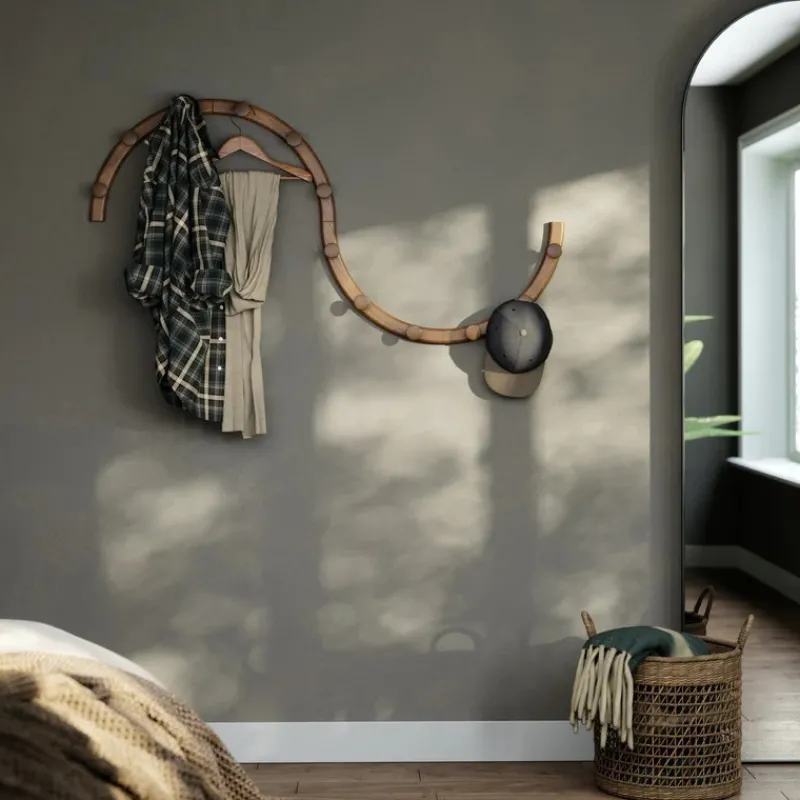 Objets Insolites<Umbra Porte-manteau Slinka Noyer,