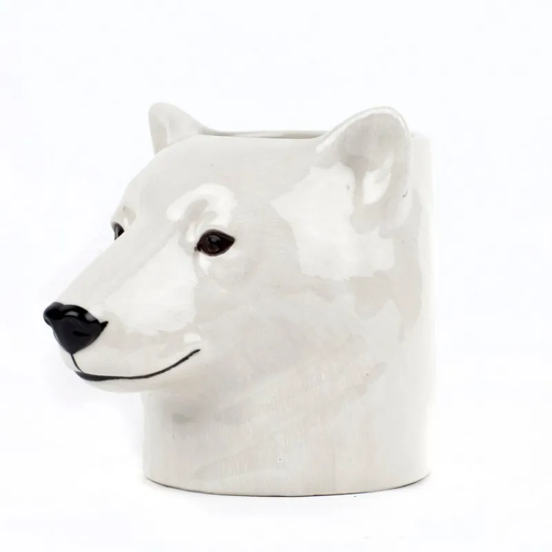 Vases|Objets Insolites<Quail Ceramics UK Pot à crayon Ours polaire,