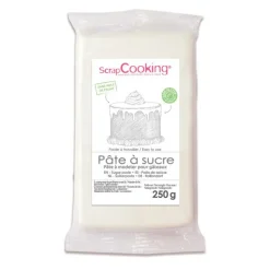 Les Cupcakes<ScrapCooking Pâte à sucre blanche parfumée à la vanille,