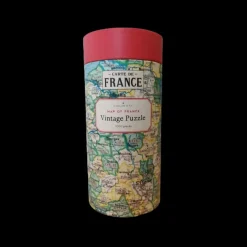 Les Jeux D'Intérieur<Cavallini & Co Puzzle 1000 pièces Carte de France,