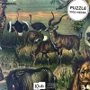 Les Jeux D'Intérieur<Kiub Puzzle de 1000 pièces Animaux de la Savane,