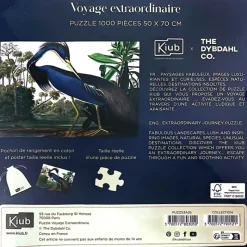 Les Jeux D'Intérieur<Kiub Puzzle de 1000 pièces Grue Bleue,