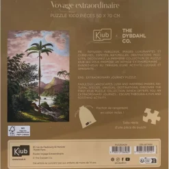 Les Jeux D'Intérieur<Kiub Puzzle de 1000 pièces Palmier,