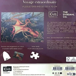 Les Jeux D'Intérieur<Kiub Puzzle de 1000 pièces Poulpe,