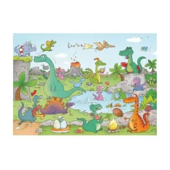 Les Jeux Pour Enfant|Les Jeux D'Intérieur<Wilson Jeux Puzzle en bois 24 pièces Les Dinosaures,