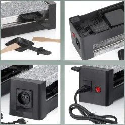 Appareils À Raclette<BASTIDE Raclette connectable 2 personnes Tomül, Kela