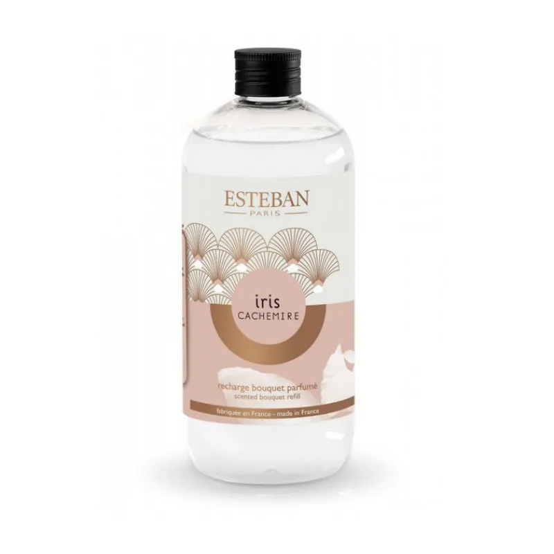 Parfums D'Intérieur<ESTEBAN Recharge bouquet parfumé 500ml Iris Cachemire,
