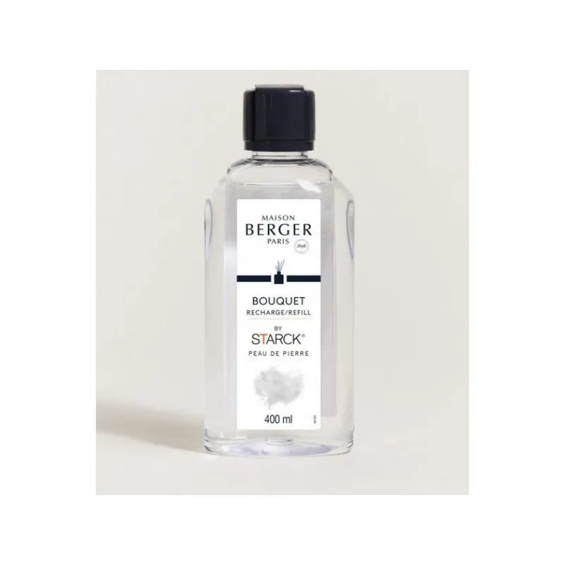 Parfums D'Intérieur<MAISON BERGER Recharge bouquet parfumé Starck 200 ml Peau de pierre,