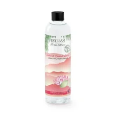 Parfums D'Intérieur<ESTEBAN Recharge de bouquet parfumé 250ml Lotus et Amande Douce,