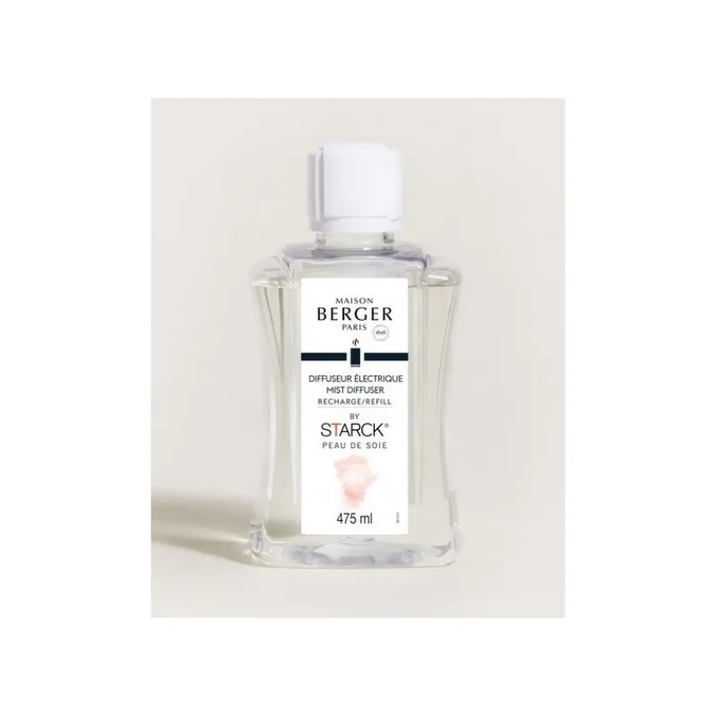 Parfums D'Intérieur<MAISON BERGER Recharge diffuseur électrique 475 ml Starck Peau de soie,