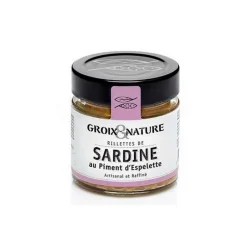 Tartinables<Groix et Nature Rillettes de Sardine au piment d'Espelette,