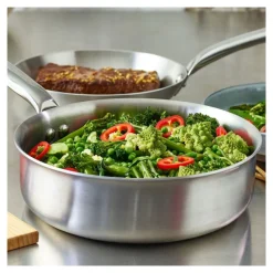 Sauteuses Inox<DE BUYER Sauteuse à queue bord droit Alchimy,