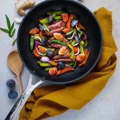 Sauteuses Anti-Adhérentes<CRISTEL Sauteuse aluminium Castel'Pro,